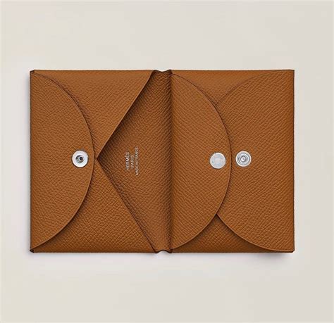 hermes calvi duo wallet|hermes calvi card holder.